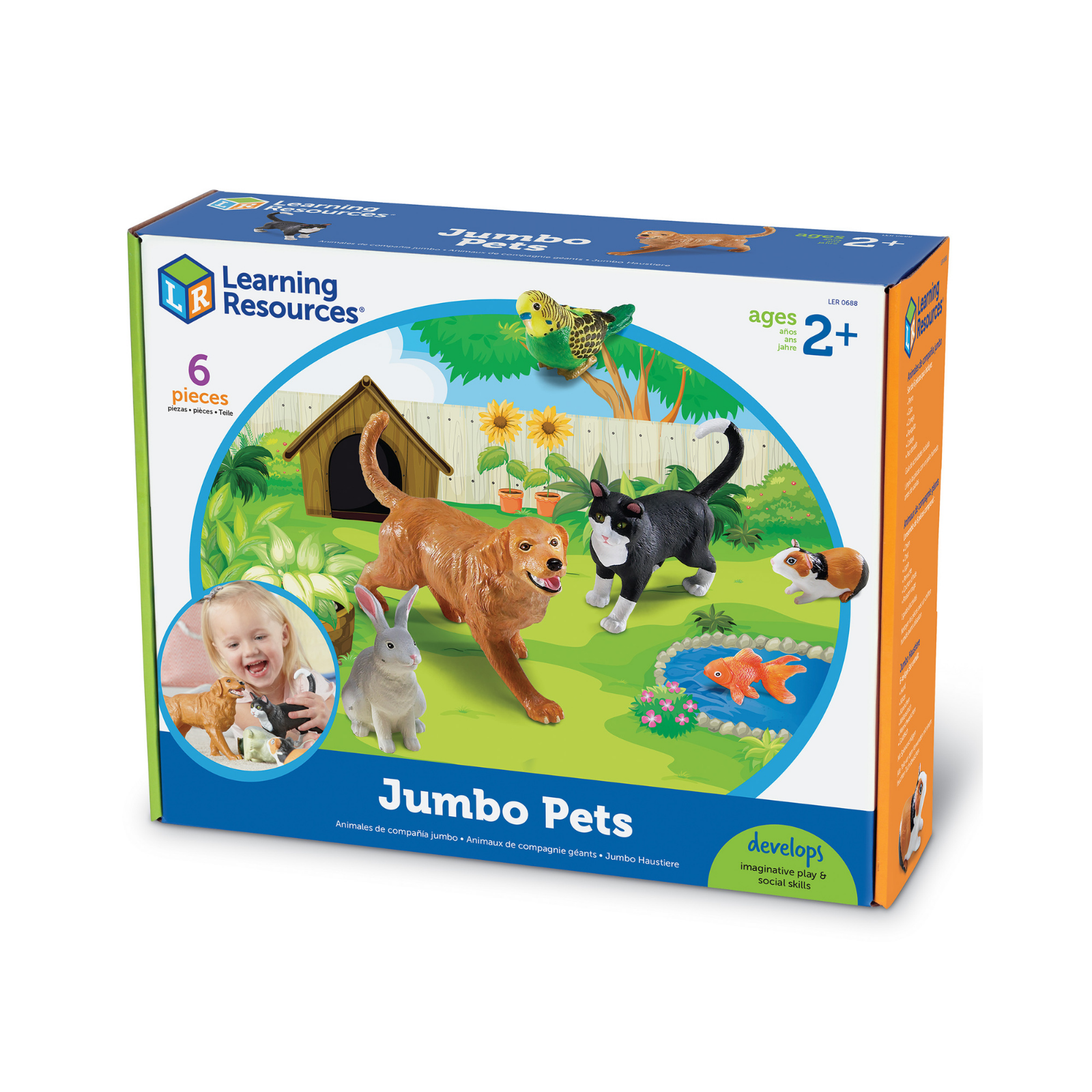 Игровой набор Learning Resources «‎Домашние питомцы‎». 6 элементов - фото 2