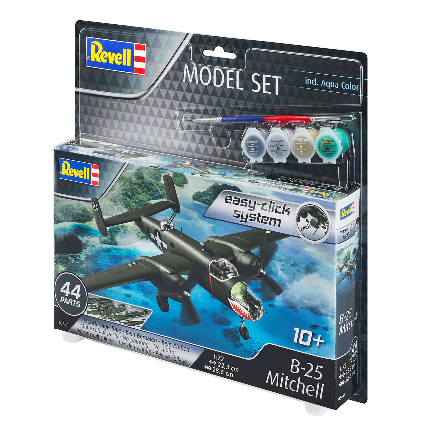 Модель для сборки Revell Американский бомбардировщик B-25 Mitchell 63650 - фото 4