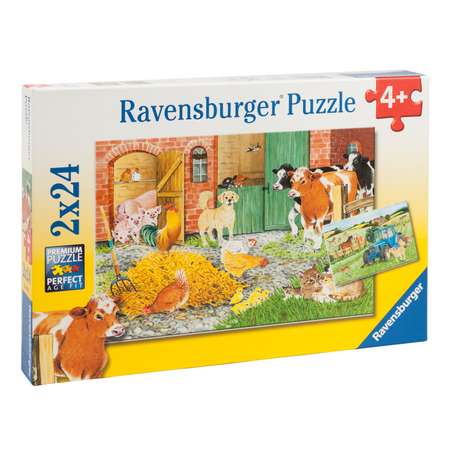 Пазл Ravensburger На ферме 2х24шт