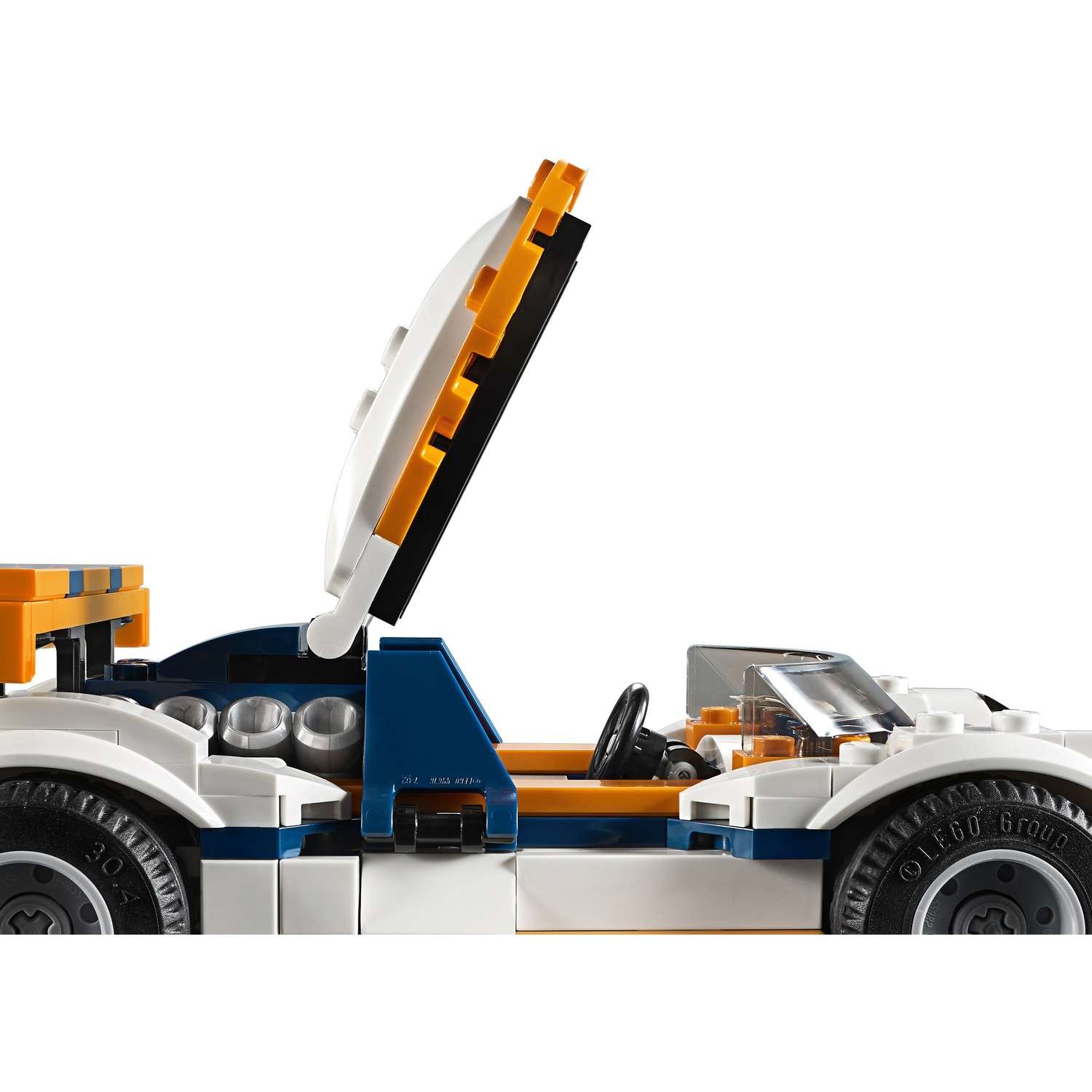 Конструктор LEGO Creator Гоночный автомобиль Оранжевый 31089 - фото 16