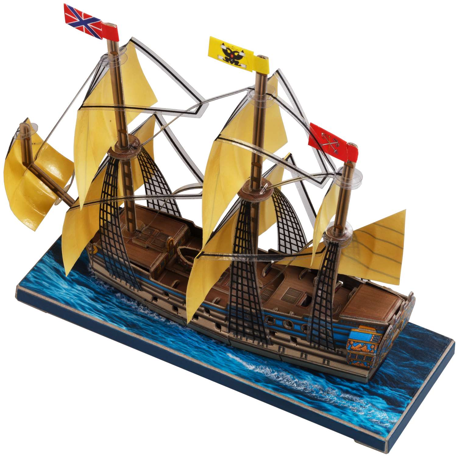 Сборная модель Умная бумага Корабли в миниатюре Полтава 611 611 - фото 2