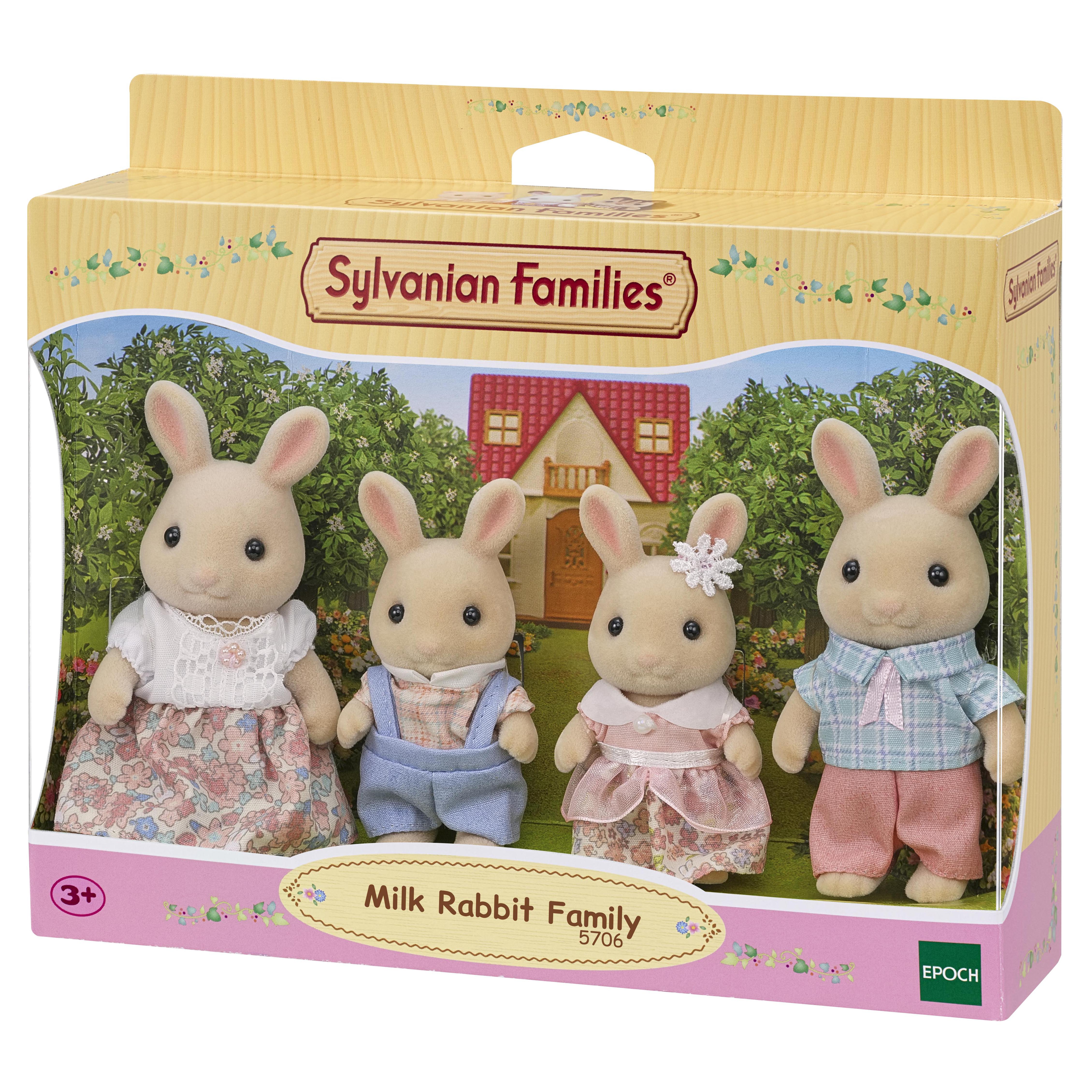 Фигурка Sylvanian Families Семья молочных кроликов - фото 4