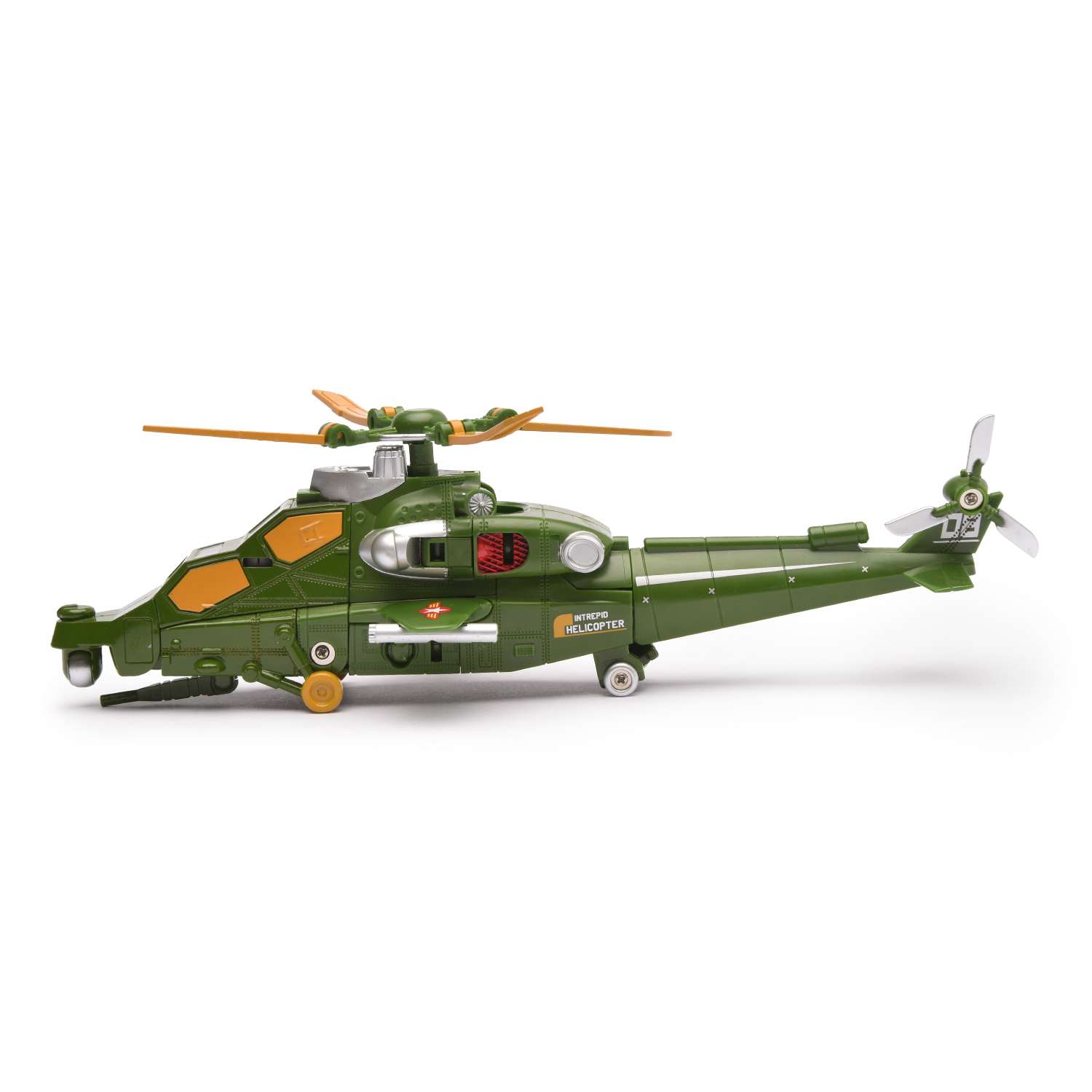 Робот 2 в1 Devik Toys Военный вертолет - фото 2