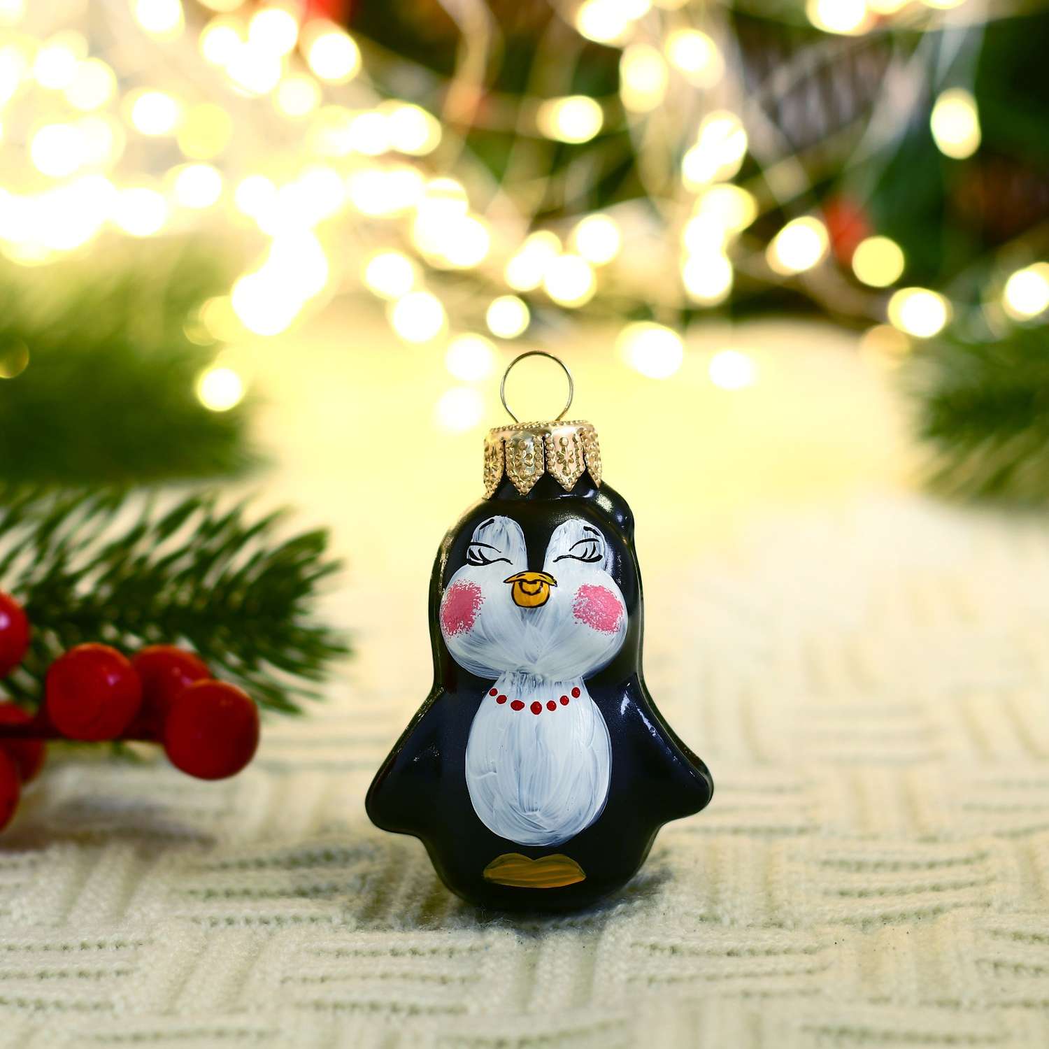 Ёлочная игрушка Evis «Пингвинёнок» 6.3 см - фото 1