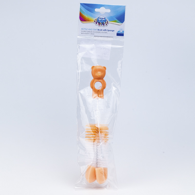 Ершик Canpol Babies для бутылочек с губкой в ассортименте - фото 8