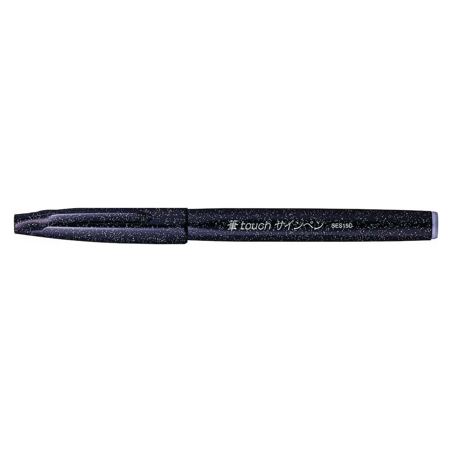 Фломастер-кисть Pentel Brush Sign Pen черный цвет - фото 2