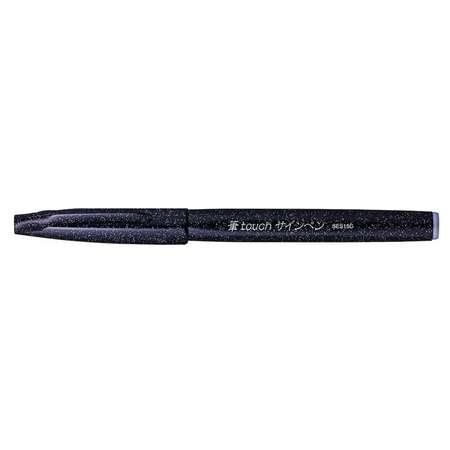 Фломастер-кисть Pentel Brush Sign Pen черный цвет
