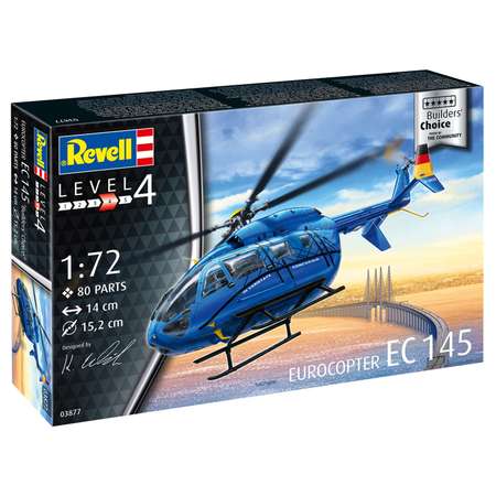 Сборная модель Revell Транспортный вертолёт Eurocopter EC 145Builders Choi