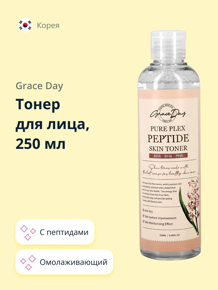 GRACE DAY Тонер для лица с пептидами