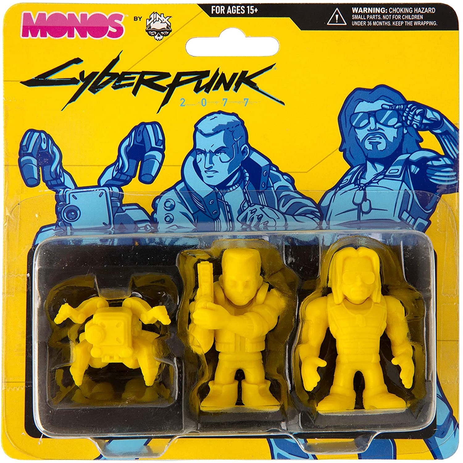 Набор фигурок Cyberpunk 2077 Monos Silverhand Set - Series 1 - фото 3