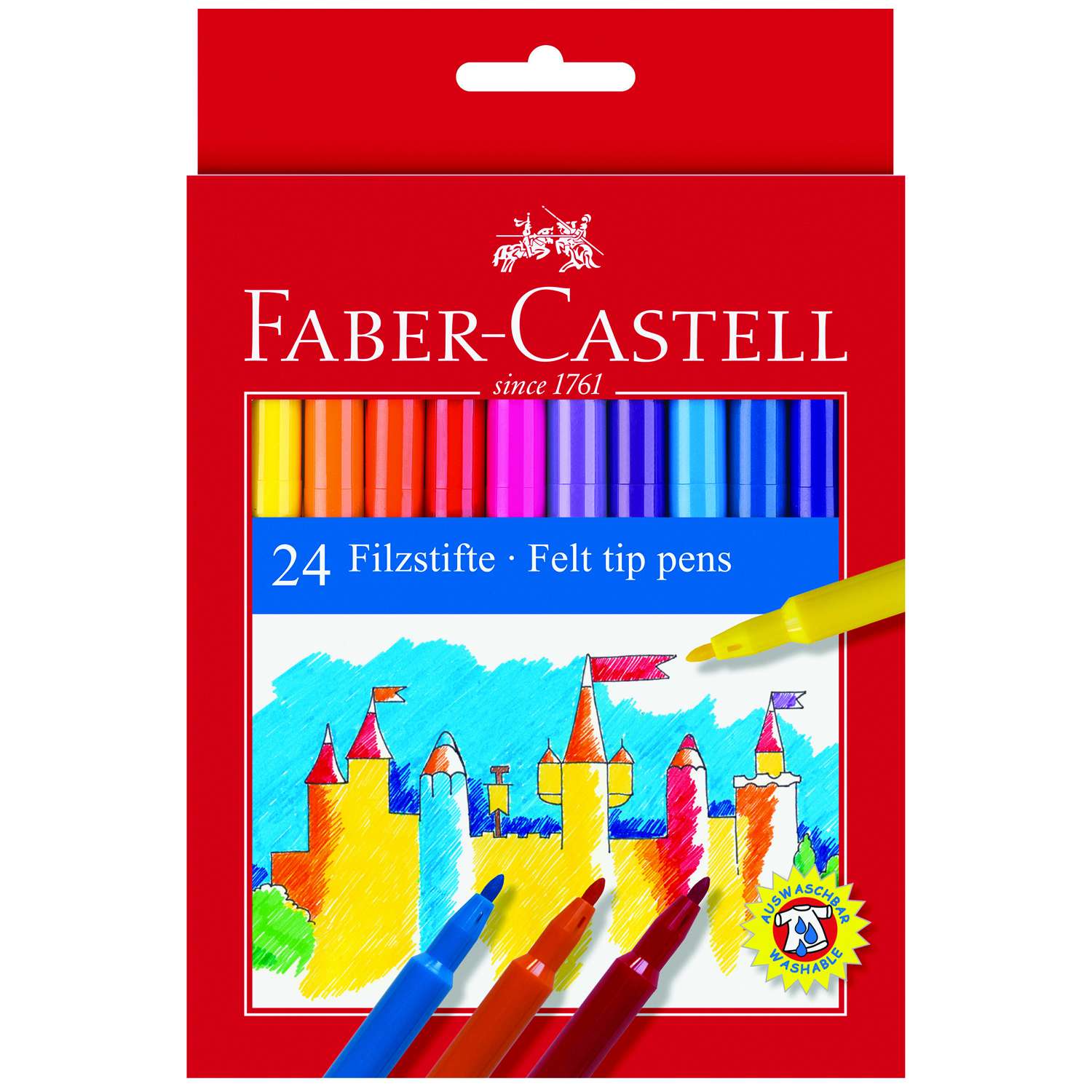 Фломастеры Faber Castell Замок 24 шт 554224 - фото 1