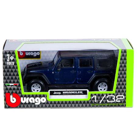 Машинка BBurago 1:32 2007 Jeep Wrangler Unlimited Rubicon 18-43000(4)