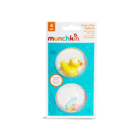 Игрушка для ванны Munchkin Пузыри-поплавки утёнок 2 шт.4+