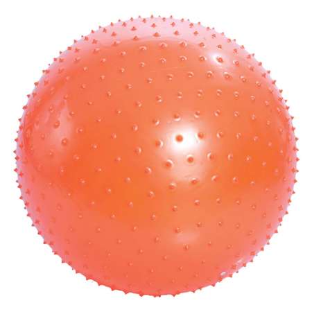 Мяч Trives массажный 75см оранжевый с насосом М-175