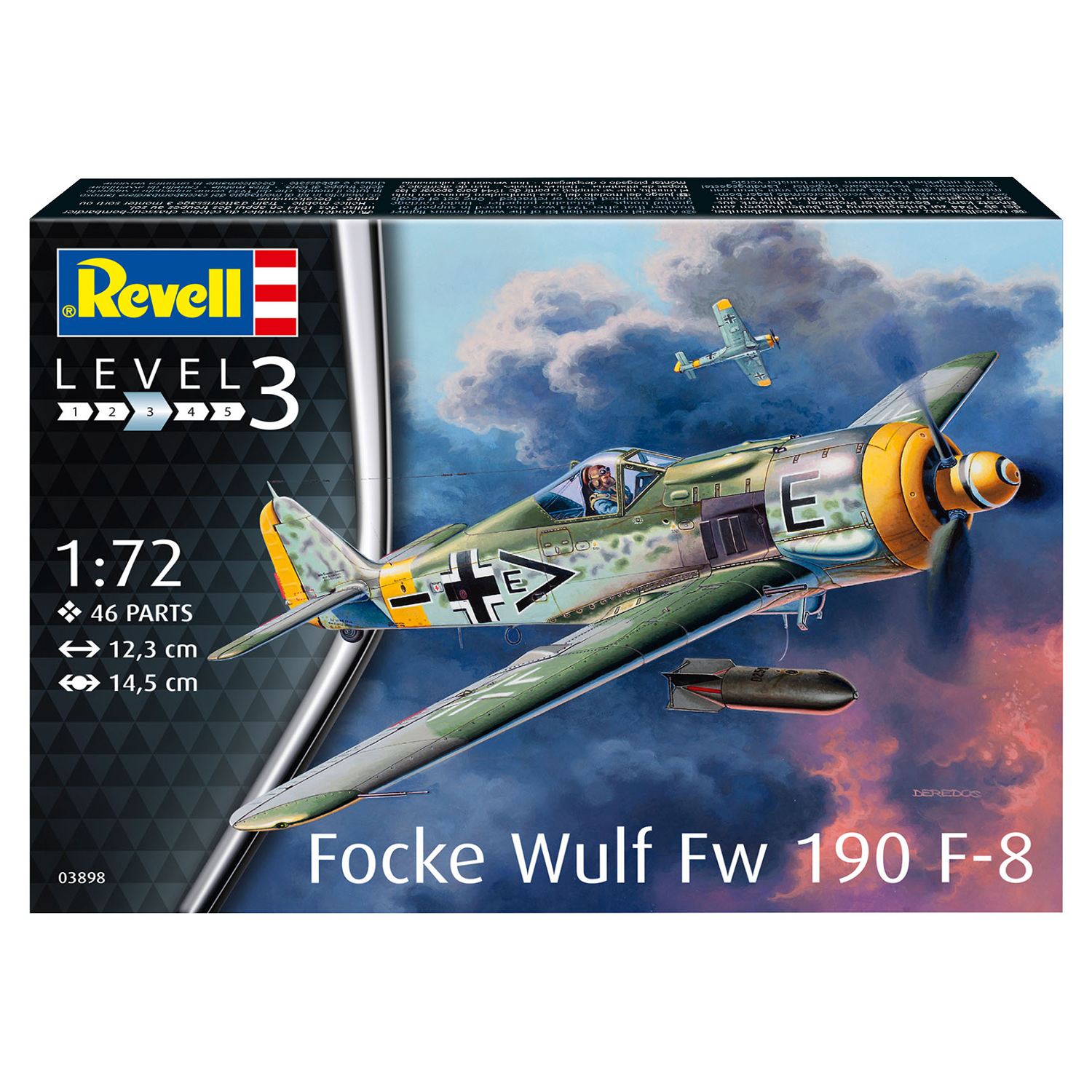 Сборная модель Revell Истребитель Focke Wulf Fw190 F-8 03898 - фото 5