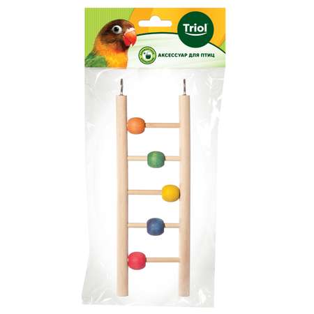 Игрушка для птиц Triol Лестница с шариками 52171047