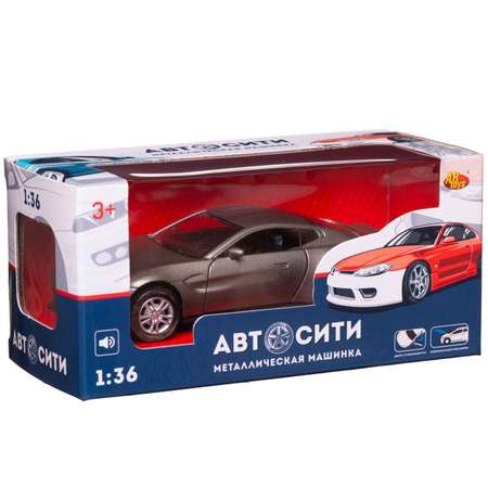 Автомобиль Abtoys АвтоСити 1:36 серебряный