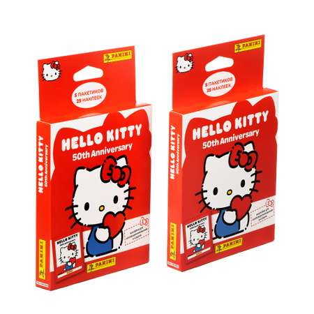 Набор коллекционных наклеек Panini Hello Kitty 10 пакетиков в экоблистере