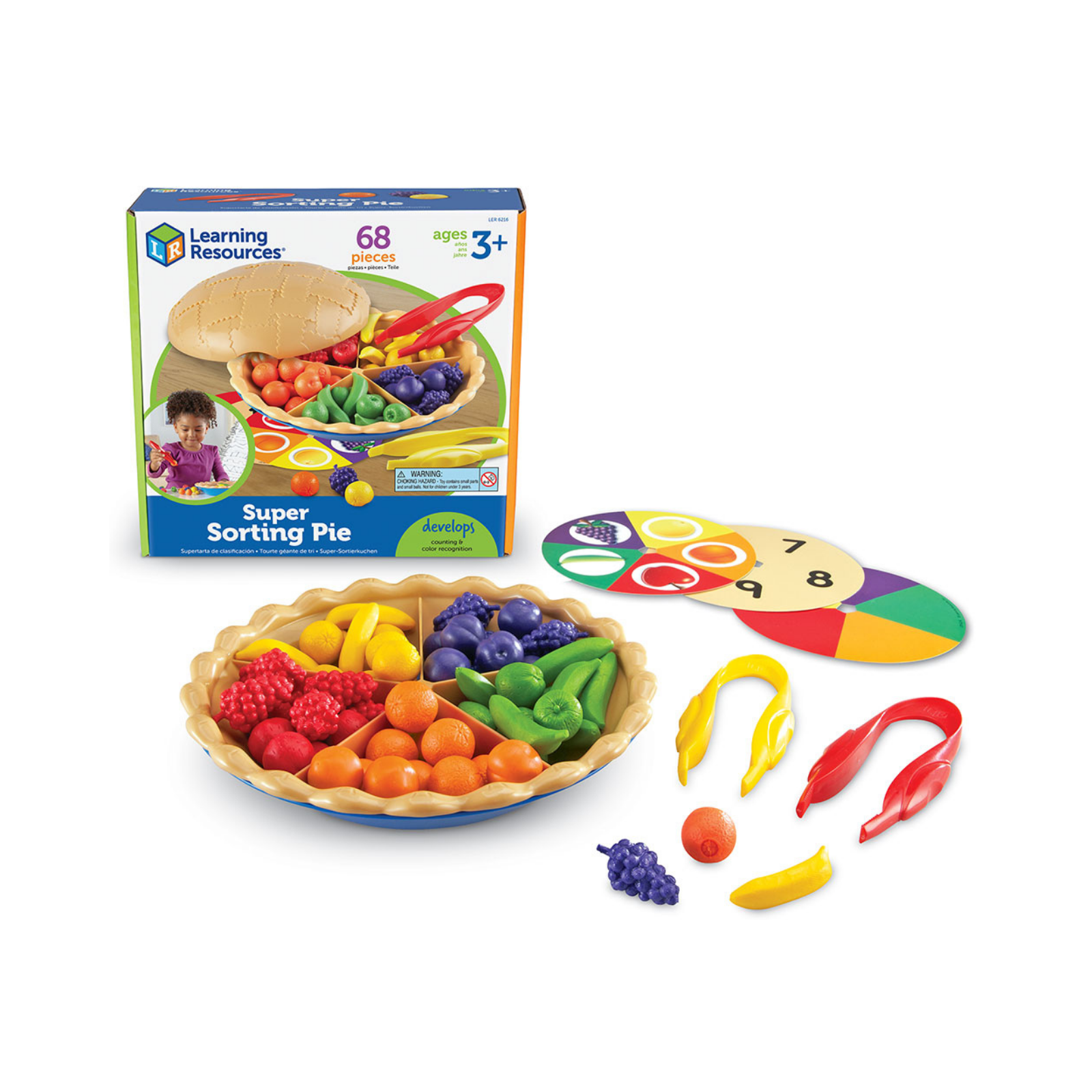Игровой набор Learning Resources «‎Ягодный пирог‎». 68 элементов - фото 2