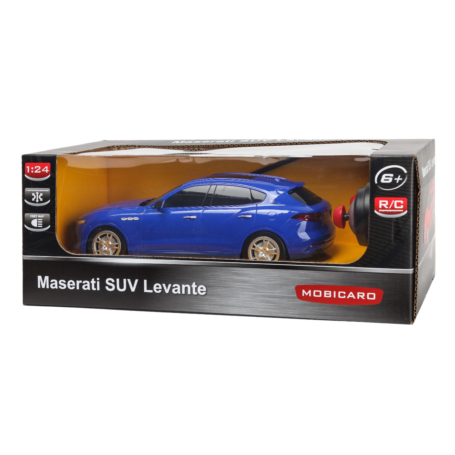 Машинка Mobicaro РУ 1:24 Maserati SUV Синяя YS227211-B купить по цене 199 ₽  в интернет-магазине Детский мир