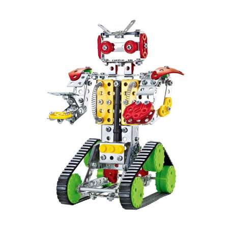 Металлический конструктор JRX construction детская развивающая игрушка Робот сборный