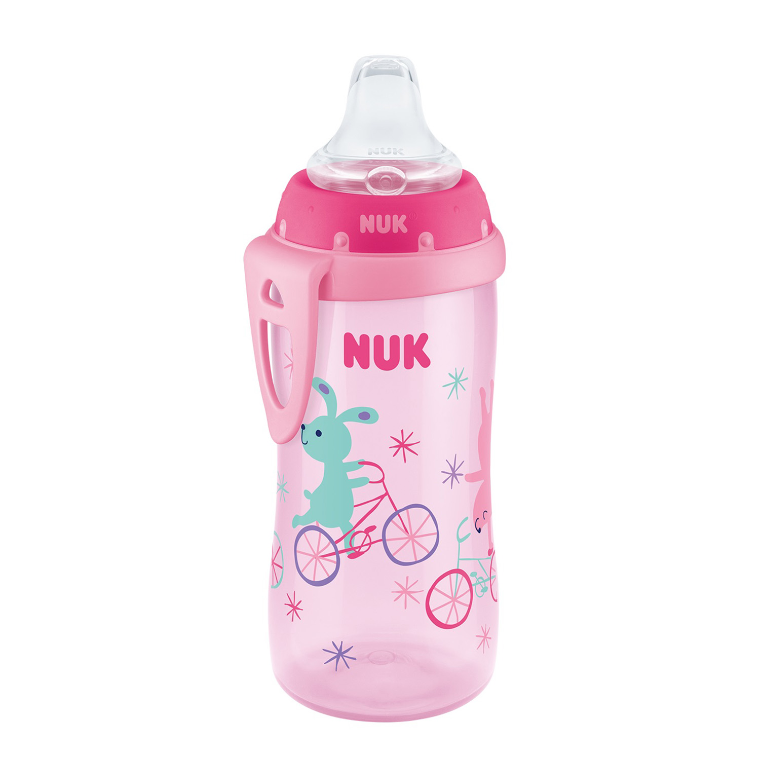 Поильник Nuk Active Зайчик 300мл c 12месяцев 10751377