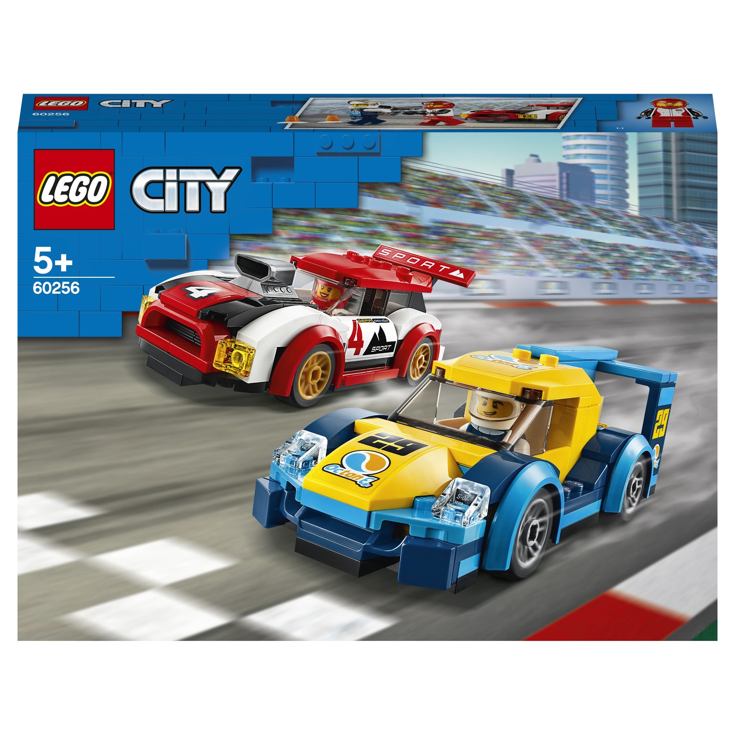 Конструктор LEGO City Nitro Wheels Гоночные автомобили 60256 купить по цене  999 ₽ в интернет-магазине Детский мир