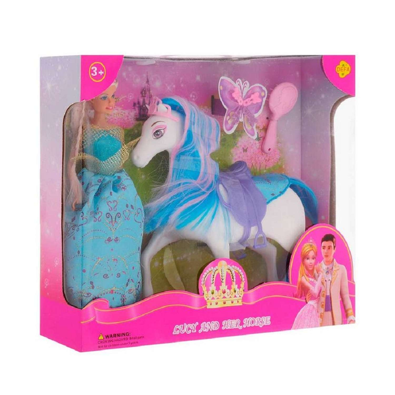 Кукла Defa Lucy Принцесса с лошадкой 8209 8209 - фото 3