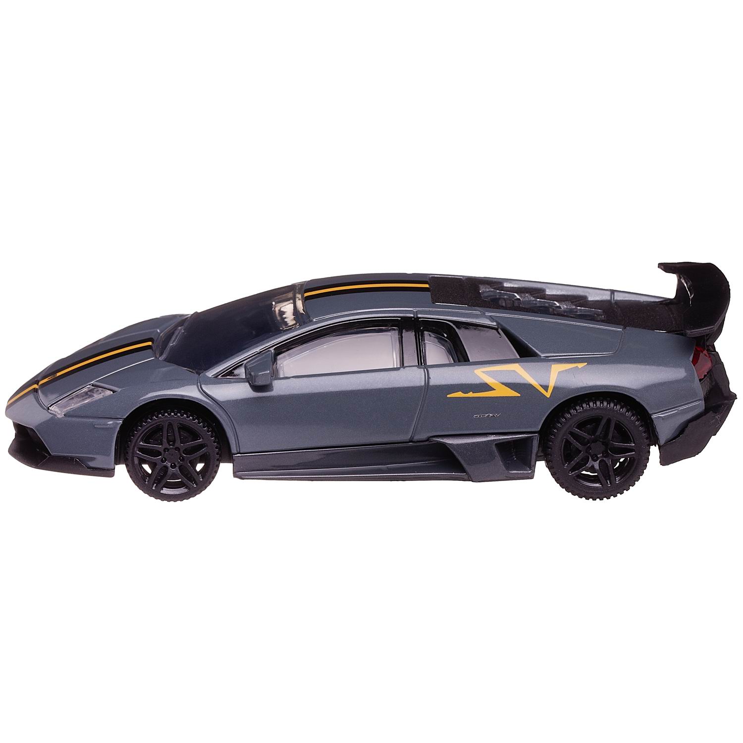 Автомобиль Rastar Lamborghini 1:43 без механизмов серый 39501GR - фото 5