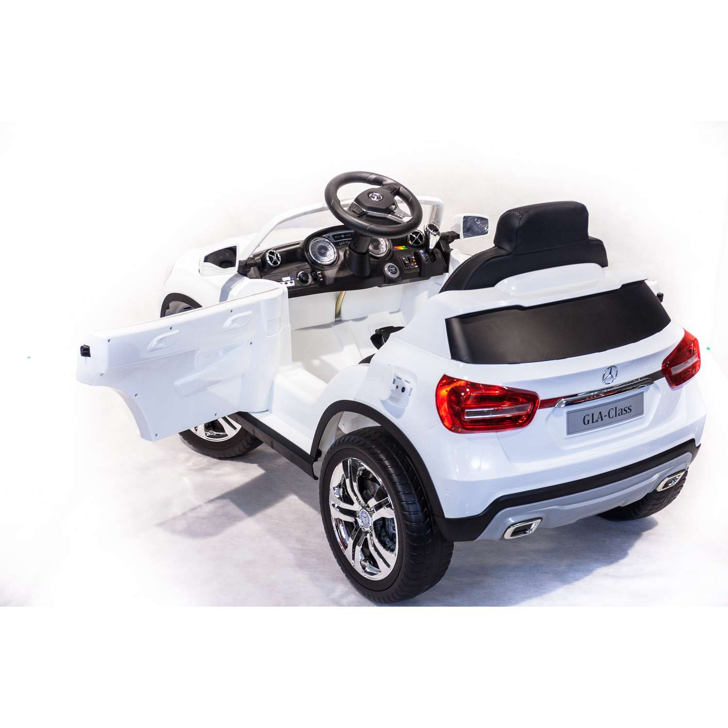 Электромобиль TOYLAND Джип Mercedes Benz GLA R 653 белый - фото 7