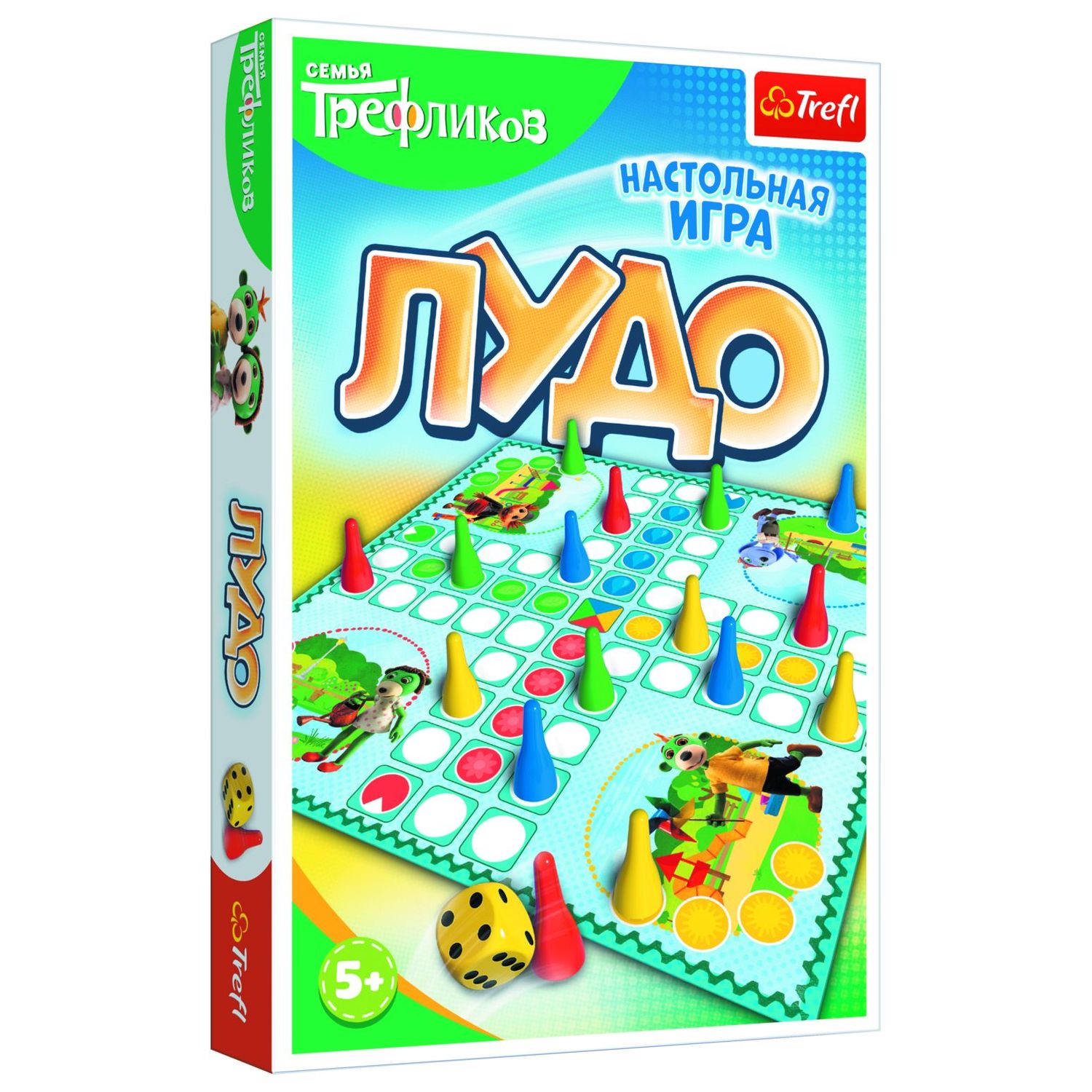 Игра настольная Trefl Лудо 02156 купить по цене 399 ₽ в интернет-магазине  Детский мир