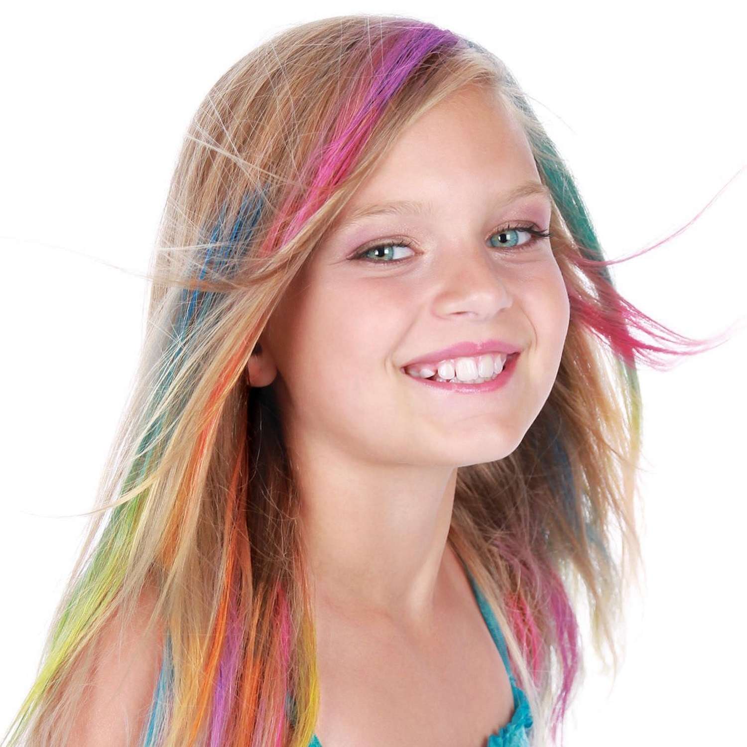 Набор для волос STYLE ME UP! Радужные мелки 5цветов 1629 - фото 2