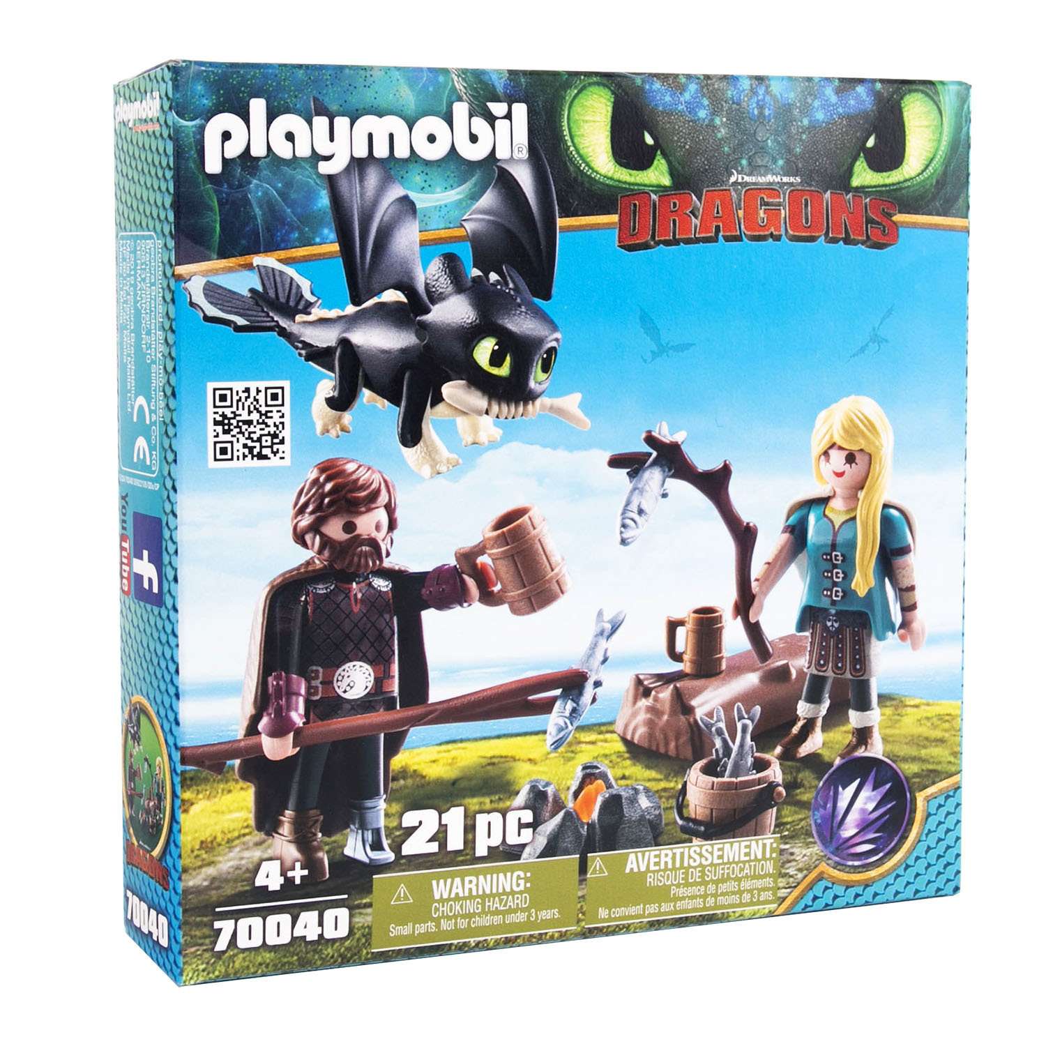 Конструктор Playmobil Dragons Иккинг и Астрид 70040pm - фото 4