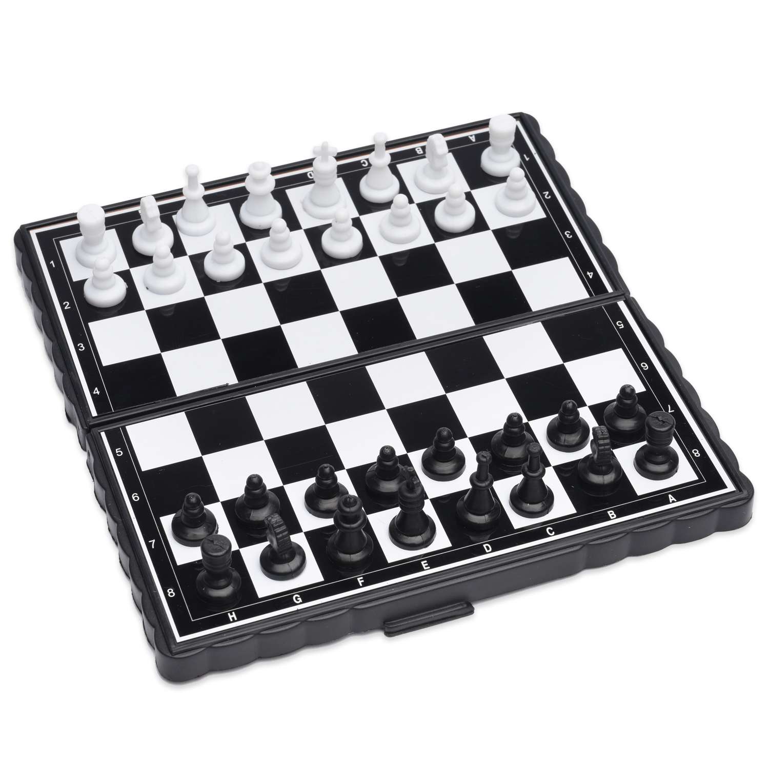 Игра 3 в 1 1TOY магнитные шашки, шахматы, нарды - фото 5