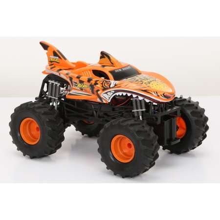 Машина Hot Wheels РУ 1:15 Monster Truck Tiger Shark Оранжевый 61550U