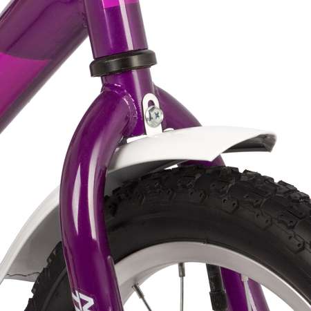 Велосипед 14 MAPLE пурпурный NOVATRACK тормоз ножной