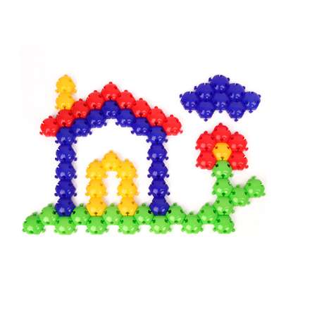 Мозаика напольная детская Green Plast крупная для малышей 80 элементов