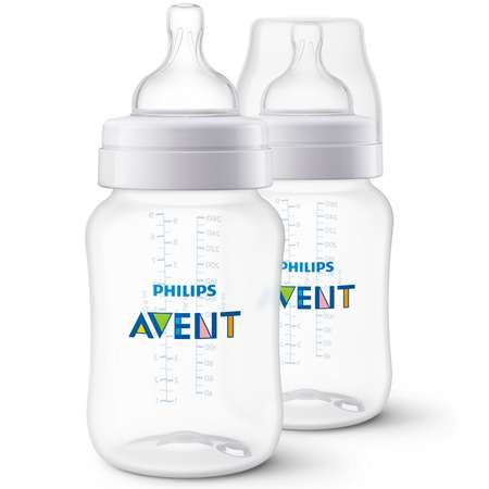 Бутылочка Philips Avent Classic+ 1 мес+ 260 мл 2 шт SCF563/27