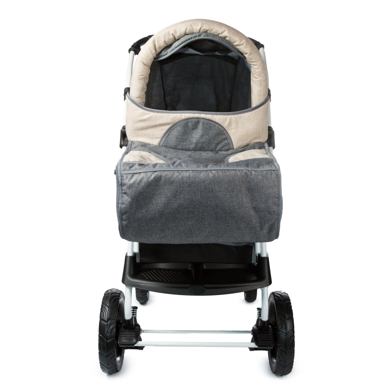 Коляска-трансформер Babyton Pillo OX Grey-Beige - фото 2