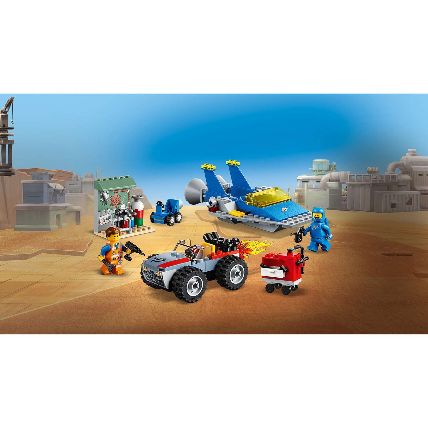 Конструктор LEGO Movie Мастерская Строим и чиним Эммета и Бенни 70821 - фото 5