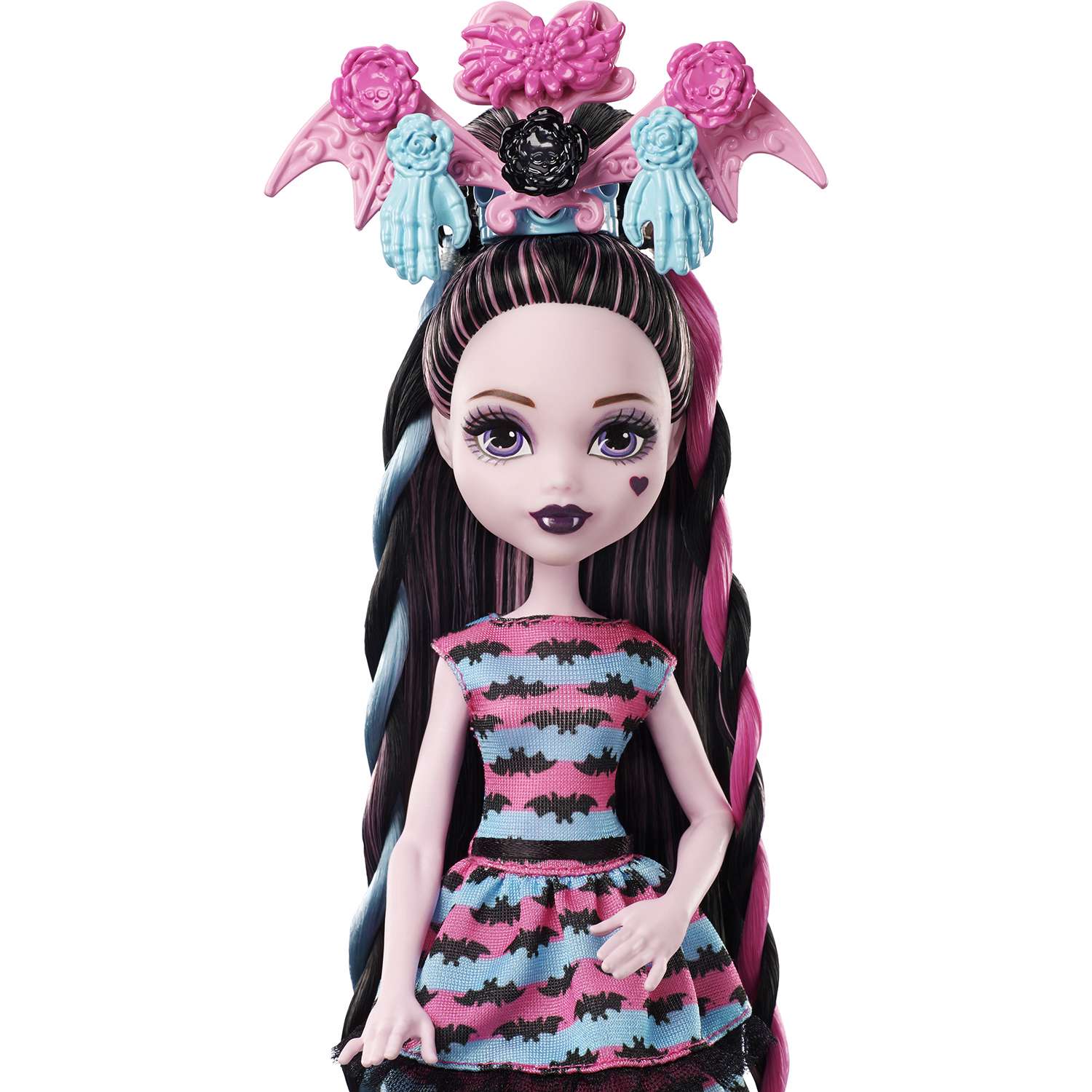 Кукла Monster High Стильные прически Дракулауры DVH36 - фото 6