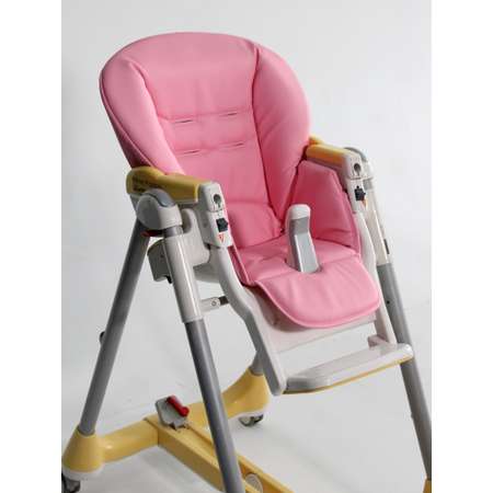 Чехол из экокожи Чехольчик ОК на стульчик для кормления Peg perego Prima Pappa Diner розовый