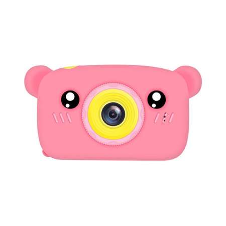 Фотоаппарат детский Ripoma Розовый мишка