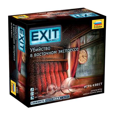 Игра настольная Звезда Exit Убийство в восточном экспрессе 8980