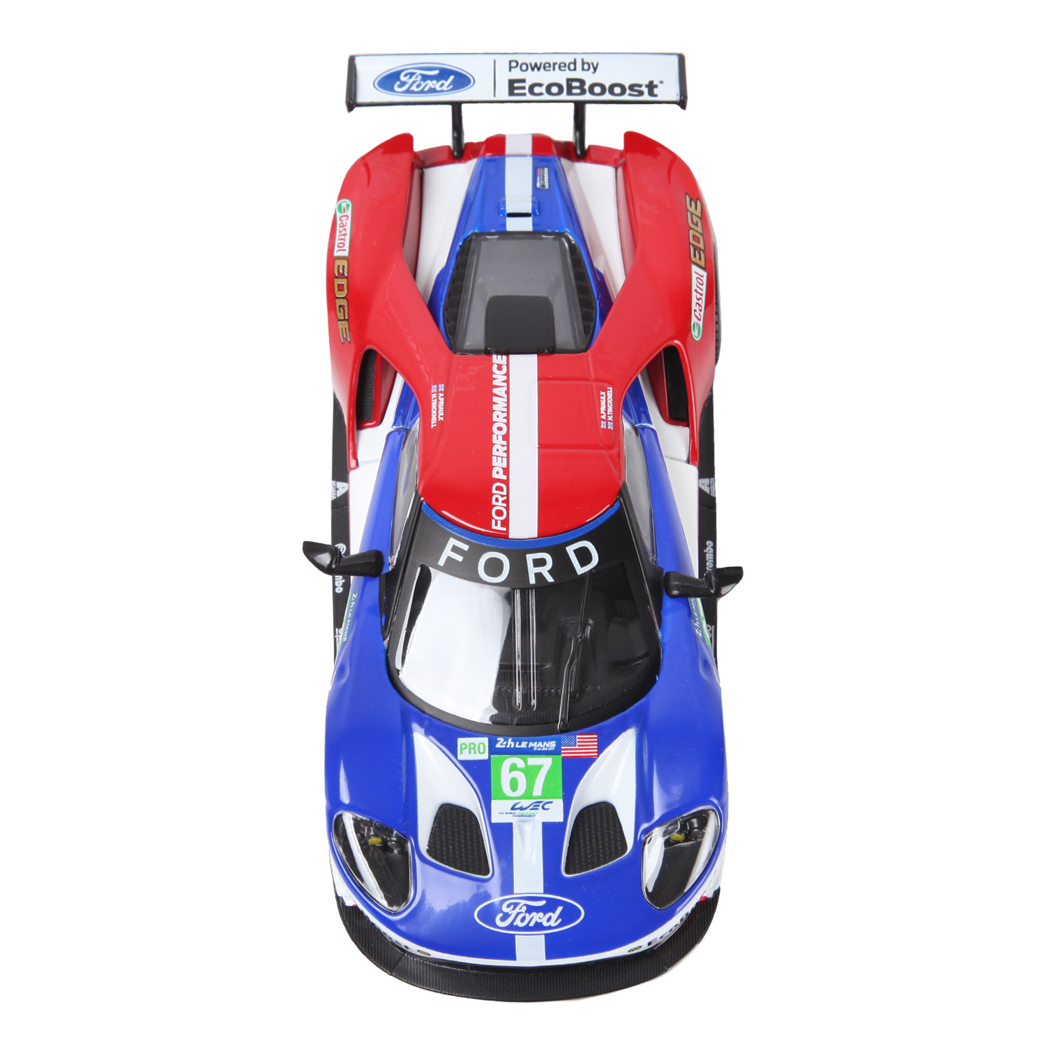 Автомобиль BBurago Ford 2017 Ford Gt 18-41158 1:32 18-41158 - фото 4