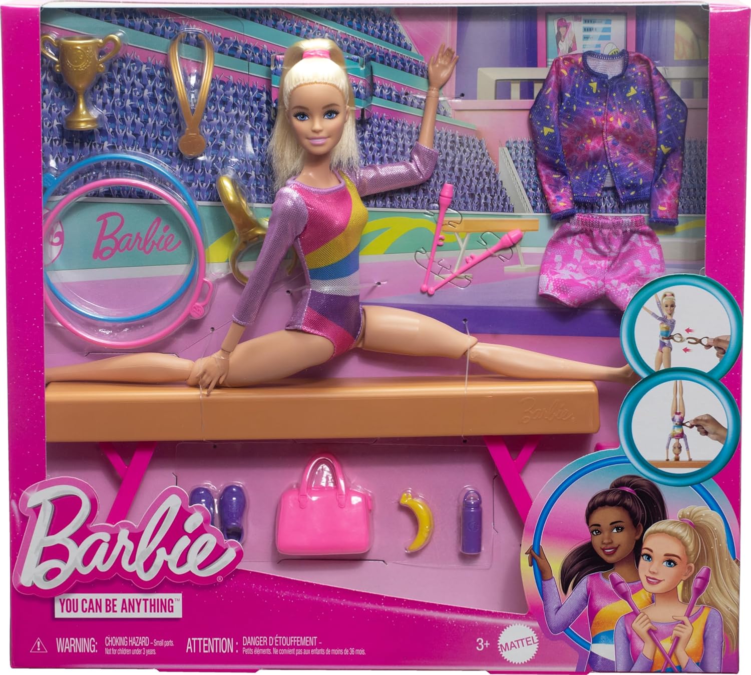 Кукла модельная Barbie Гимнастика HRG52 - фото 6