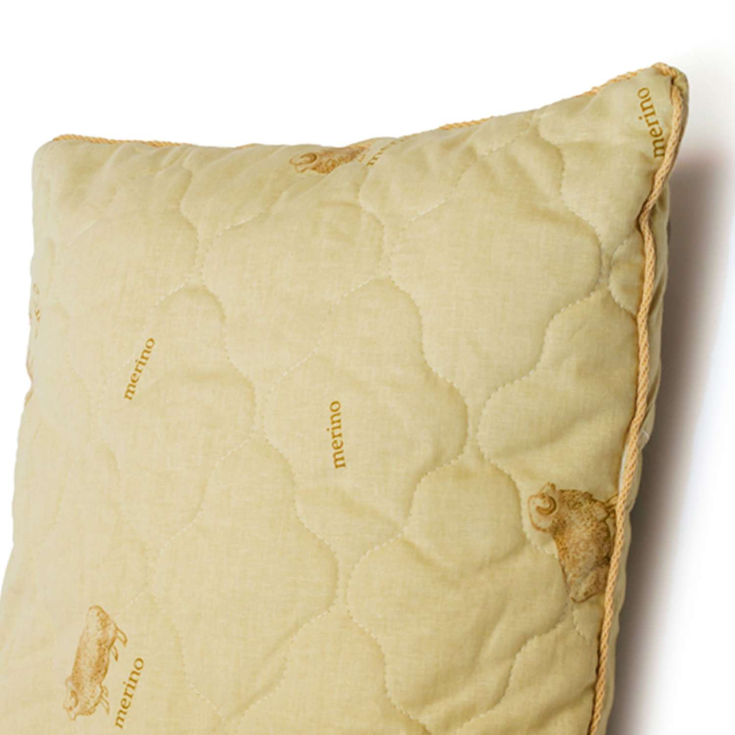 Подушка AmaroBaby стеганая детская с кантом сладкий сон Шерсть поплин 40х60 - фото 4