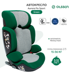 Автокресло Olsson Aurora Fix II/III с изофикс Sport Green BH2317i