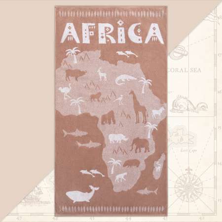 Полотенце Этель Africa 70х130