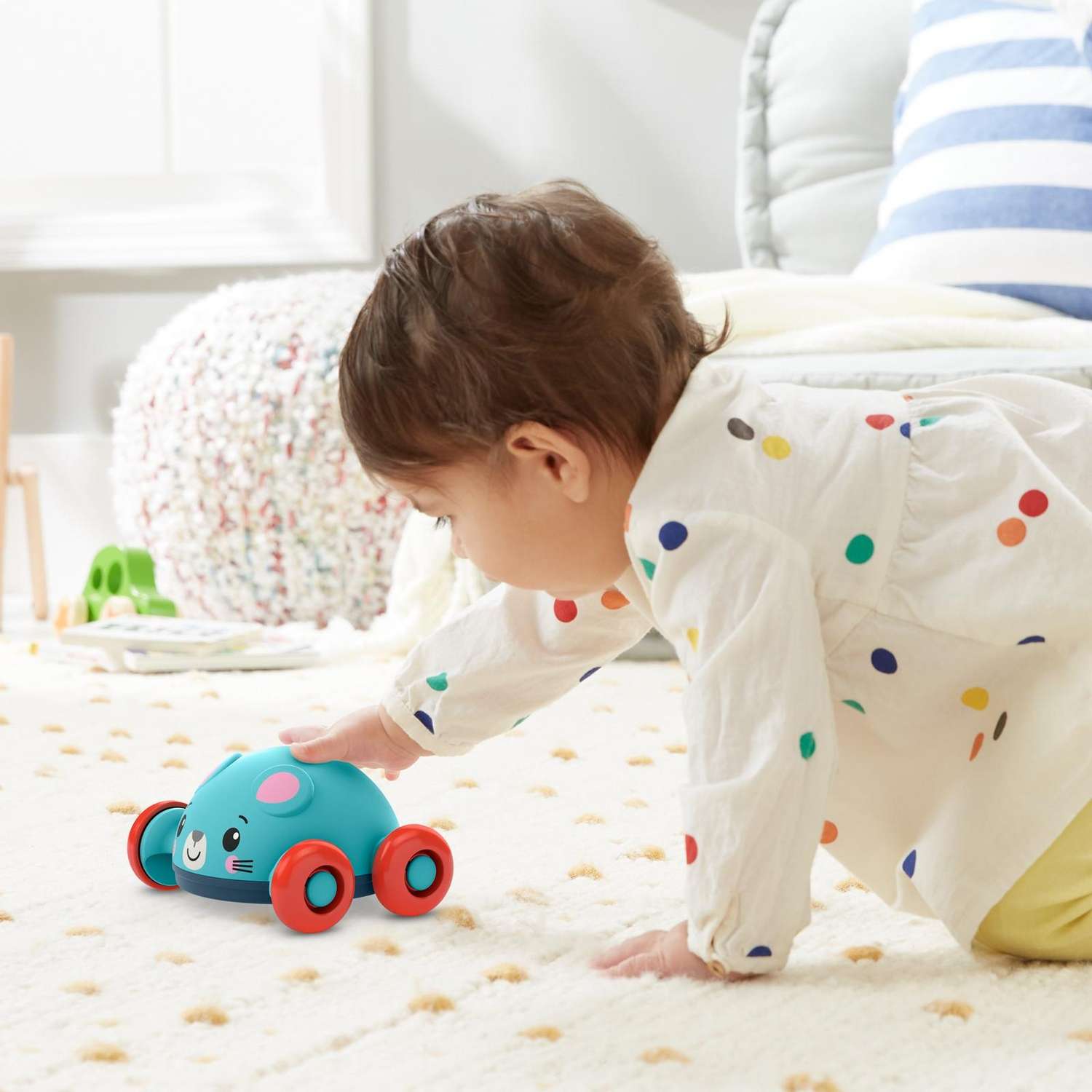 Автомобиль Fisher Price Толкай и катай Мышь - фото 13